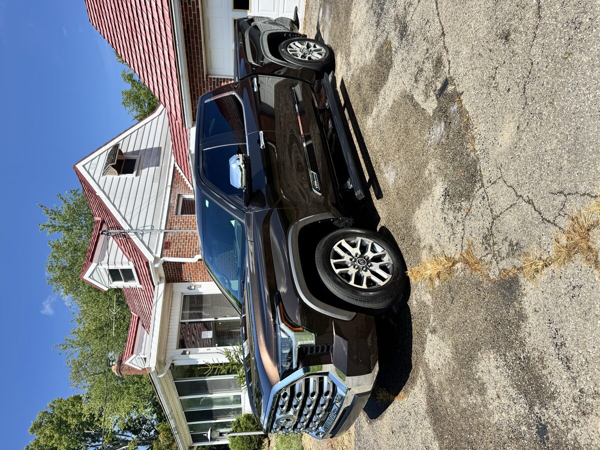Toyota Tundra exterior detail in driveway - Perfect Touch Mobile Detailing Southwest Ohio